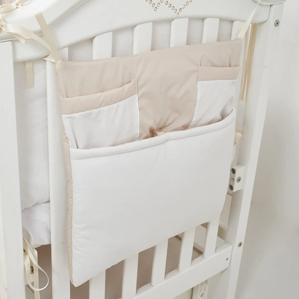 Постільний комплект Twins Dolce Loving bear white/beige 7од 4075-DLB-02 фото 3