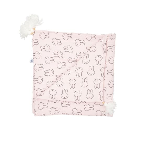 Плед Twins мусліновий 90x90 1611-PMУ90-08R rabbits pink