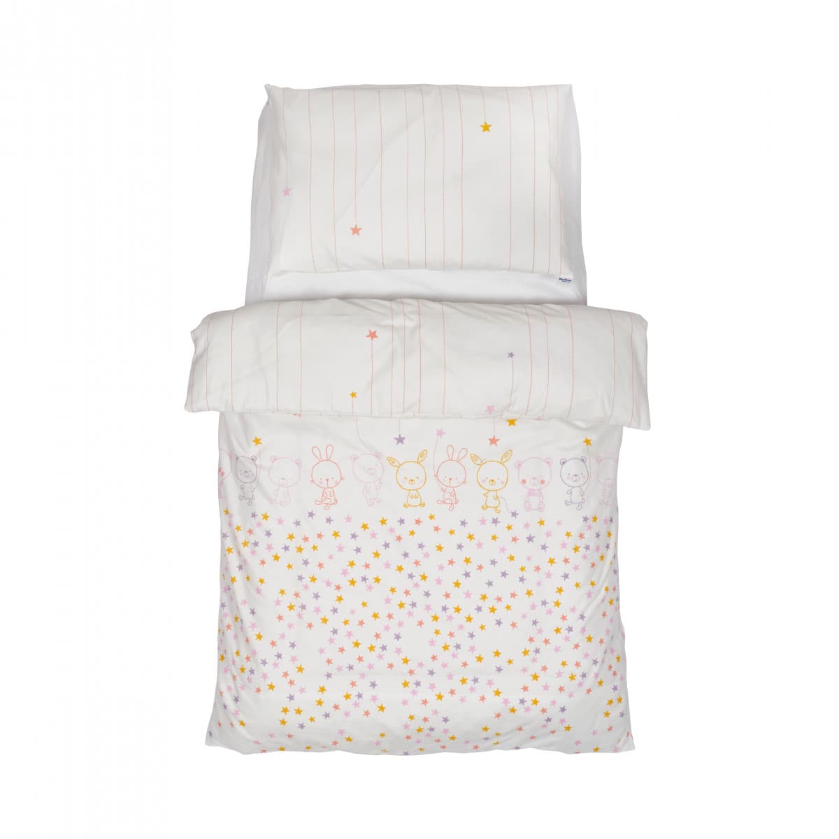 Постільний комплект Twins Organic Line Bunnies mint 5од 5091-OL-022