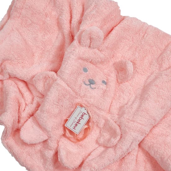 Плед Bebekevi Ведмедик 90x95 1236S pink