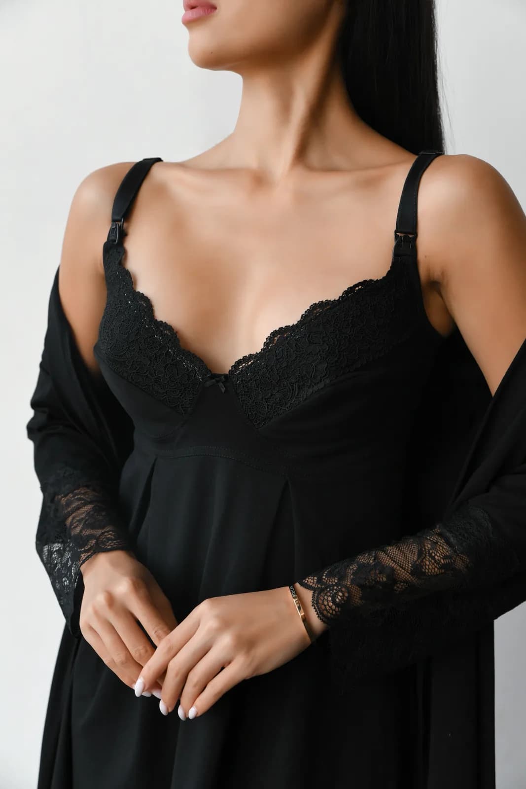 Нічна сорочка для вагітних та годування XS-XXL Мамин Дім 24182 фото 3