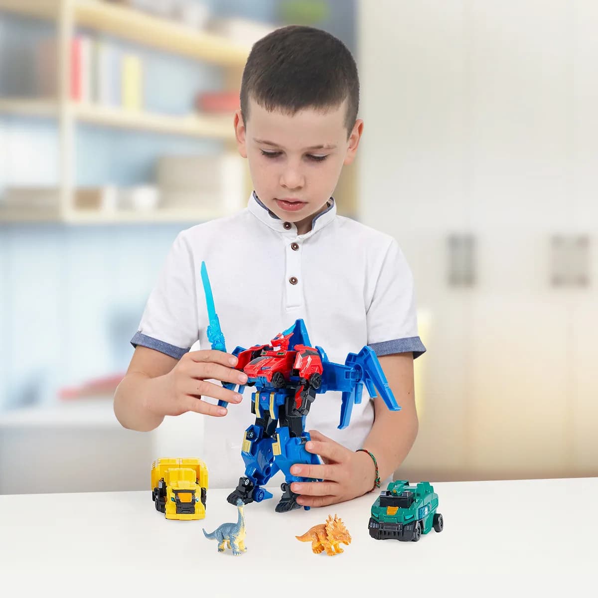 Ігровий набір Трансформер Dinoster Швидка трансформація EU580810A фото 6