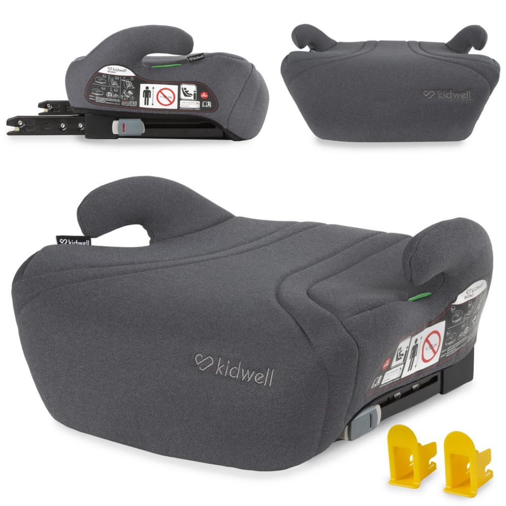 Автокрісло-бустер Kidwell Bono Isofix 125-150см KBIFGR gray