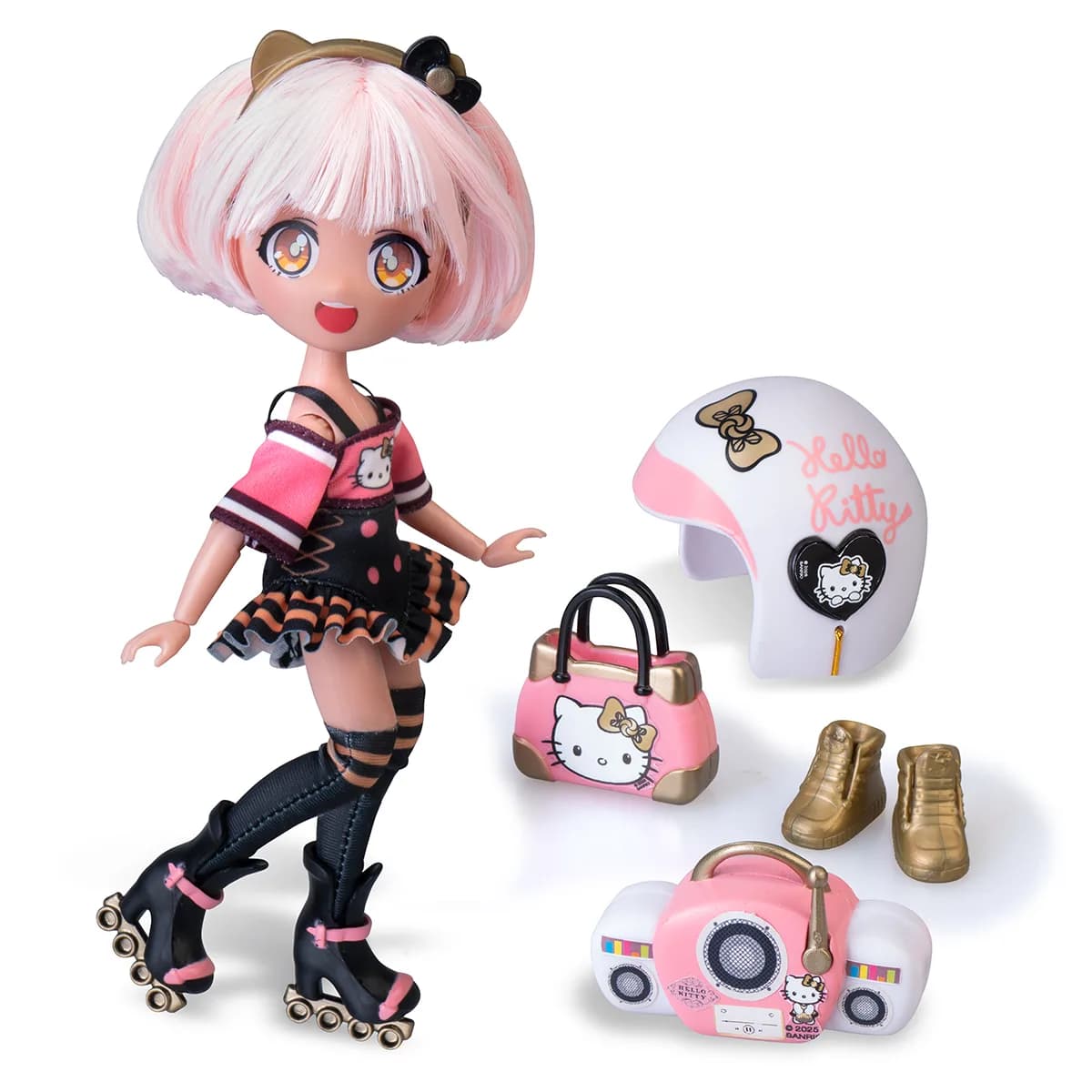 Лялька 4SF Manga Dolls Hello Kitty Золота Ролер Діва HKTF1000 фото 2 Лялька 4SF Manga Dolls Hello Kitty Золота Ролер Діва HKTF1000 фото 2