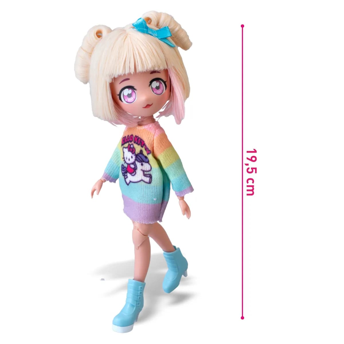 Лялька 4SF Manga Dolls Hello Kitty Стильна Цукерка-єдиноріг HKTF2000 фото 3