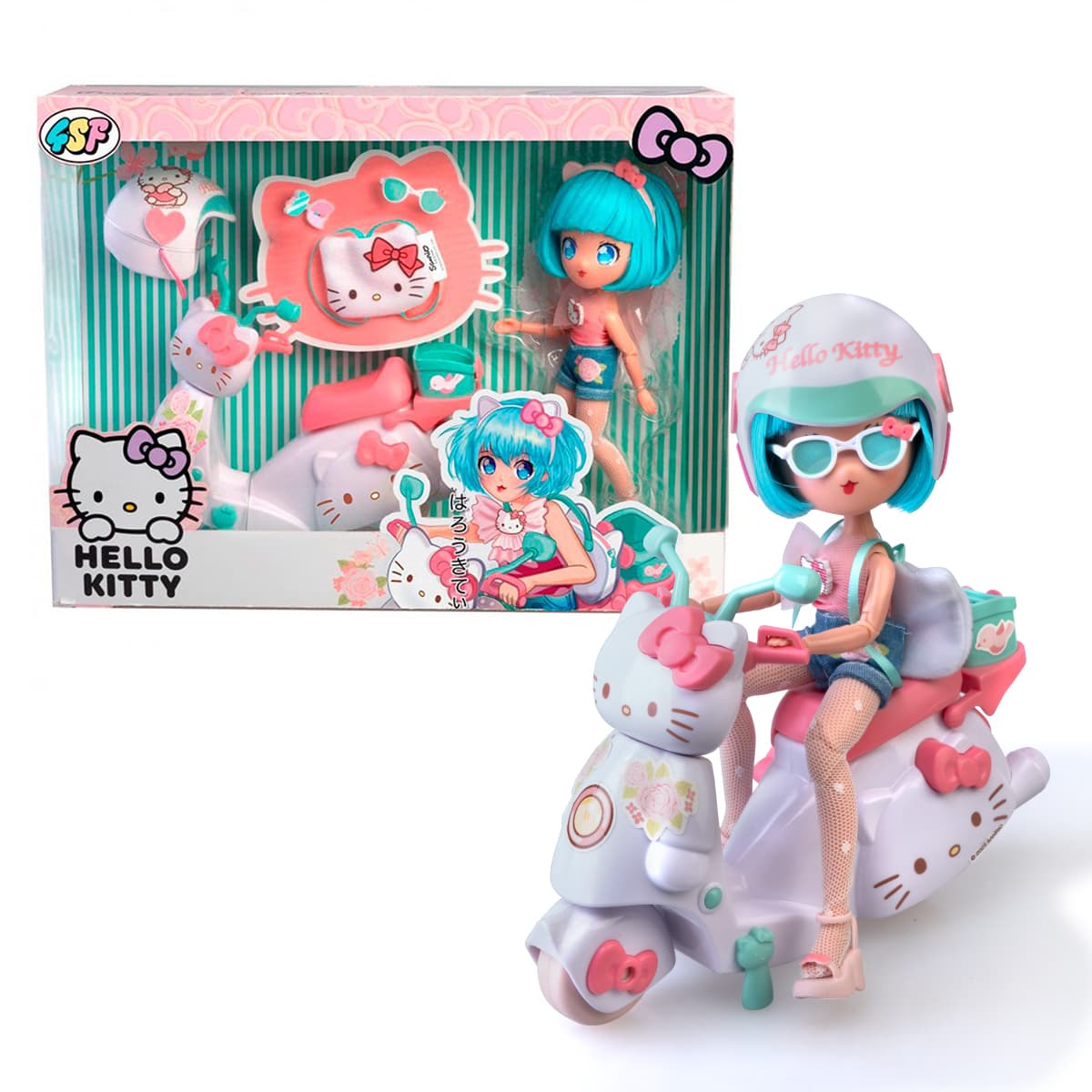 Лялька Manga Dolls Hello Kitty Красуня Пінк на скутері HKTF3000