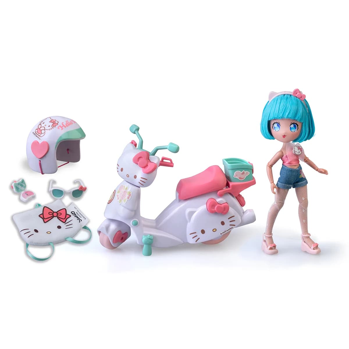Лялька Manga Dolls Hello Kitty Красуня Пінк на скутері HKTF3000 фото 2