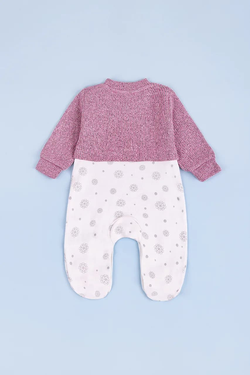 Комбінезон для дітей 50-74 For my baby 23411 -рожевий фото 4 Комбінезон для дітей 50-74 For my baby 23411 -рожевий фото 4