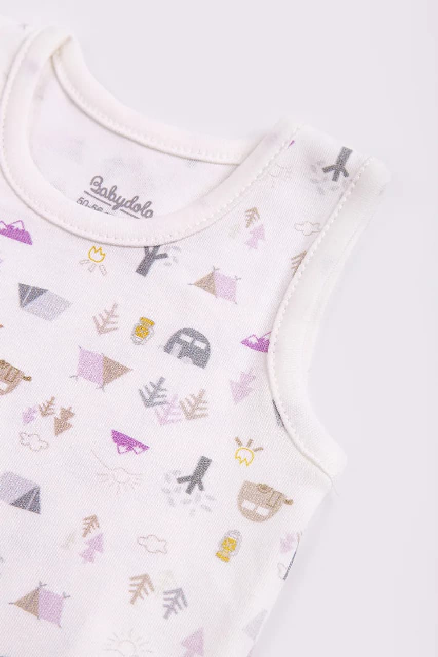 Боді для новонароджених Babydola 12651 -білий фото 4