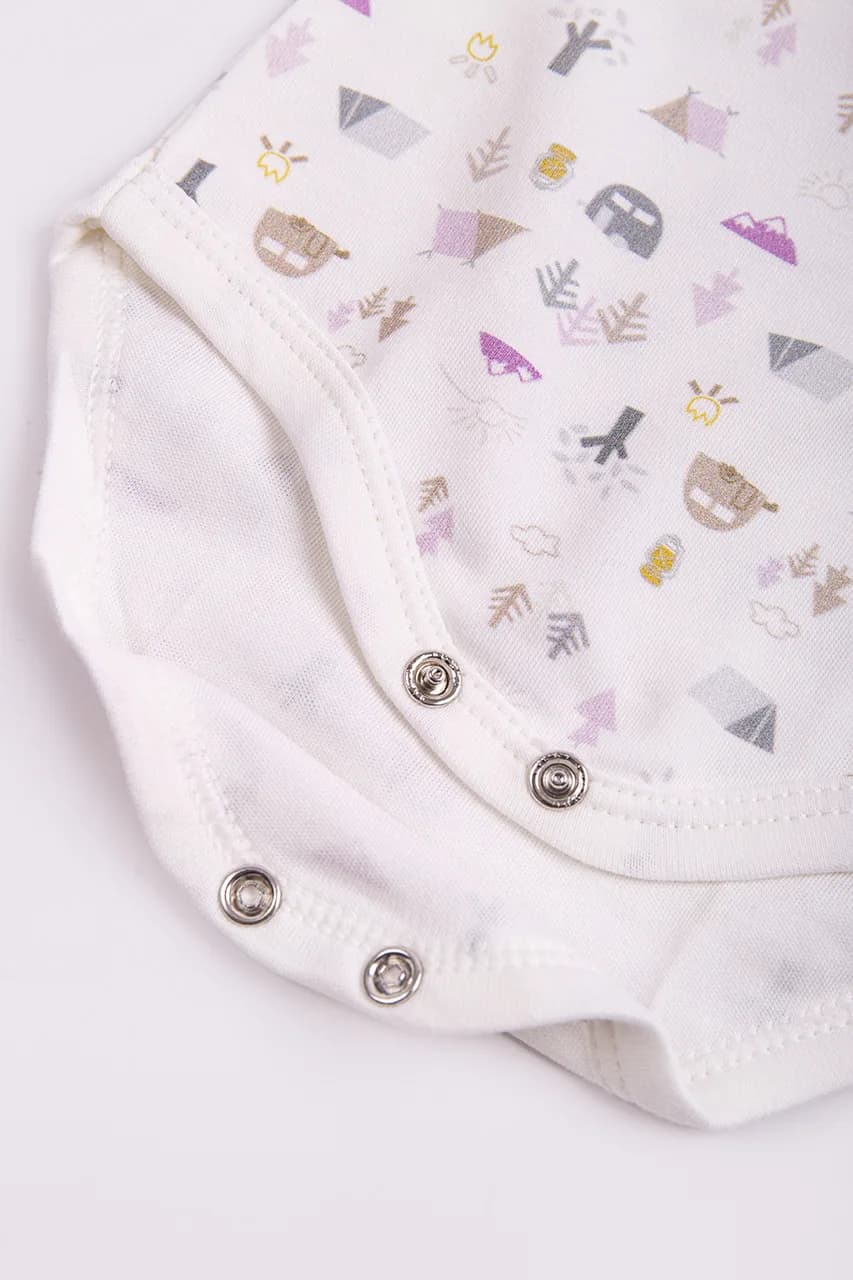 Боді для новонароджених Babydola 12651 -білий фото 3