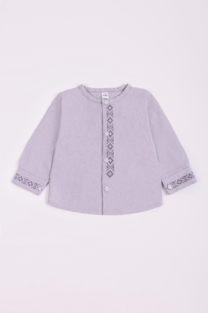 Сорочка Вишиванка для дітей TwinsBaby 2841003 -сірий