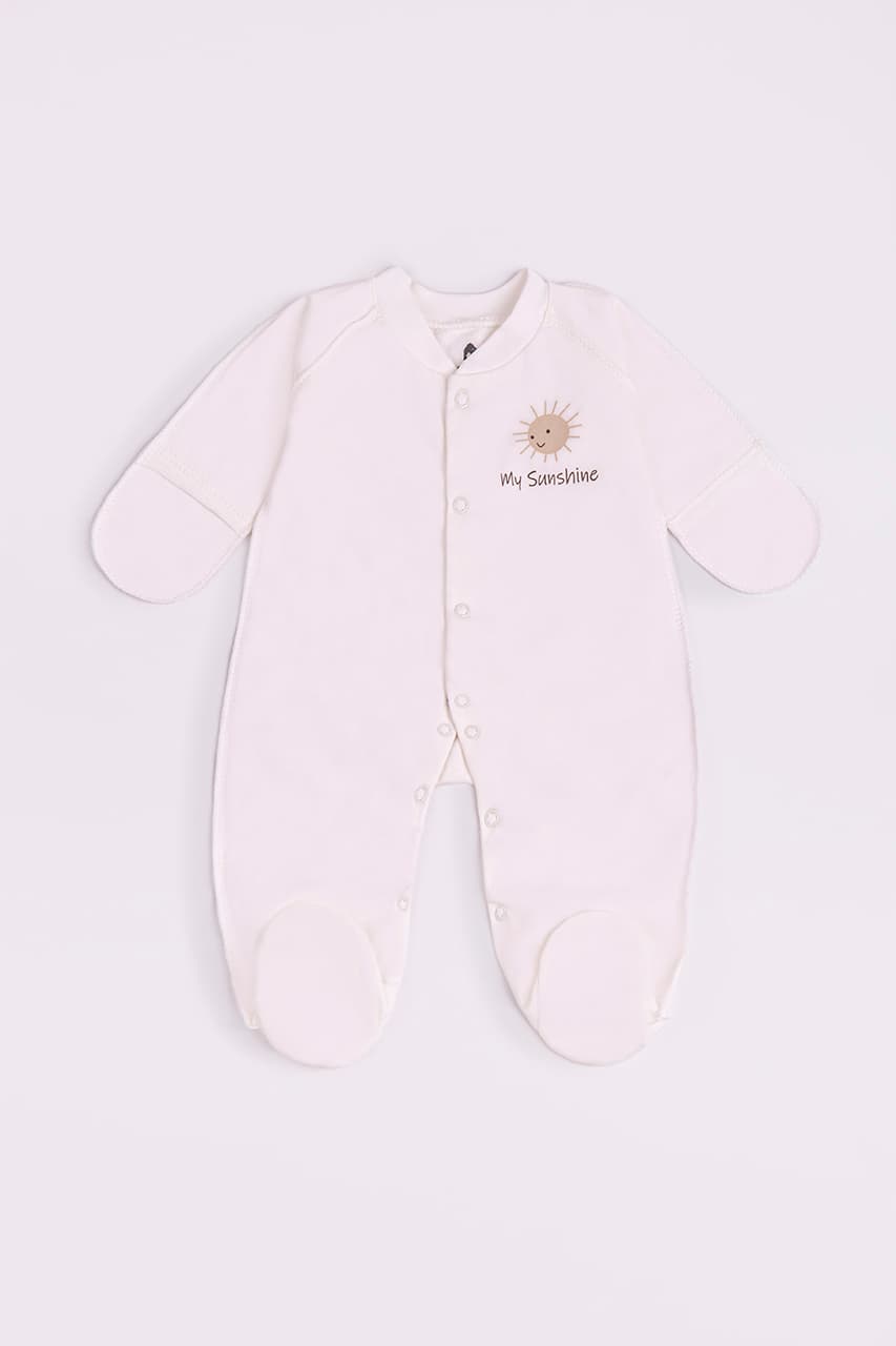 Комбінезон для новонародженого Minikin "My love" 2425701 -молочний