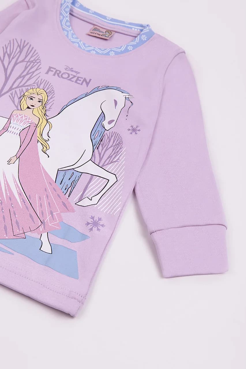 Піжама (футболка+штани) Frozen 2729 -рожевий фото 3