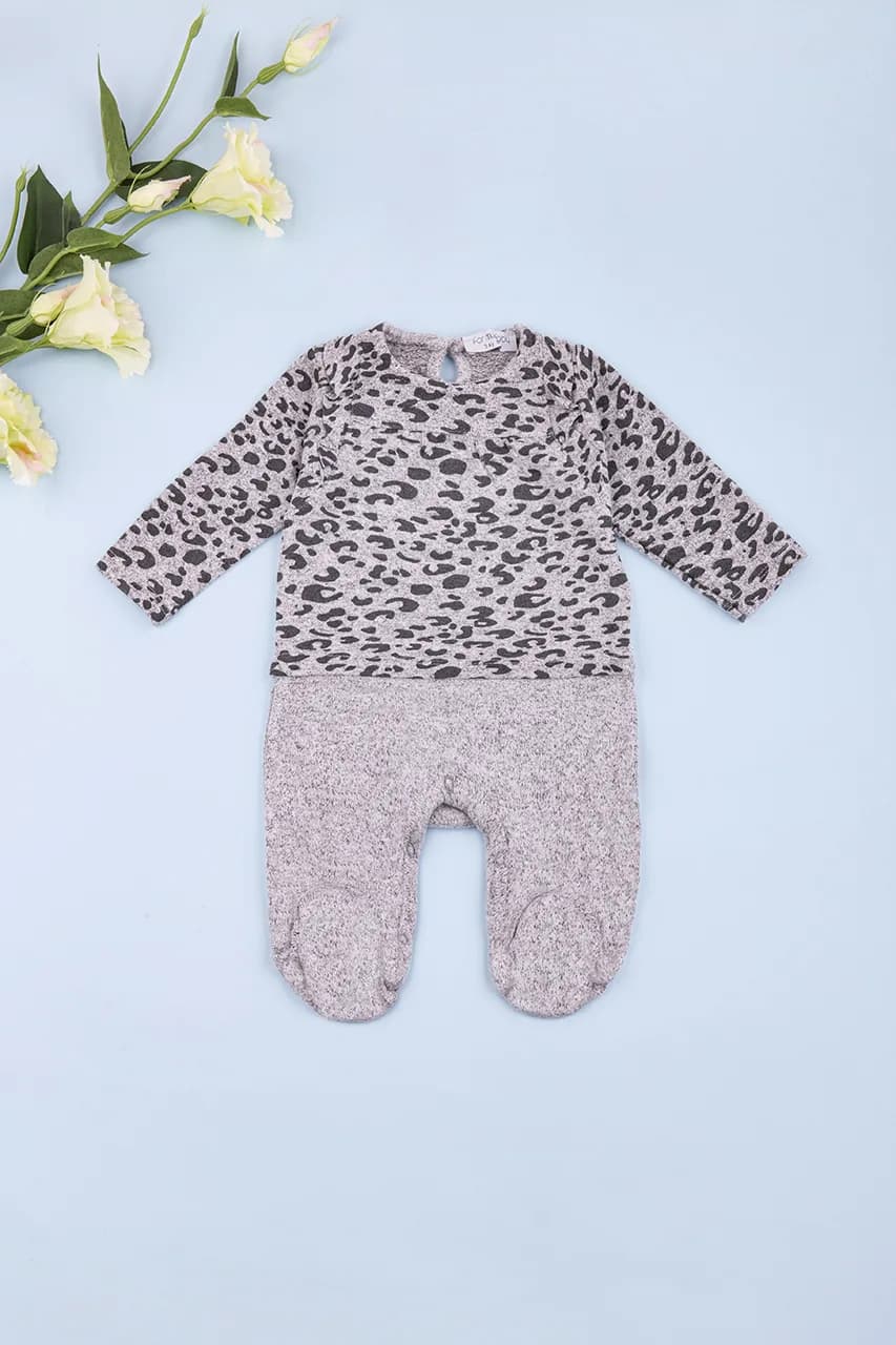 Комбінезон для новонародженного 50-74 For my baby 22453 - сірий фото 6