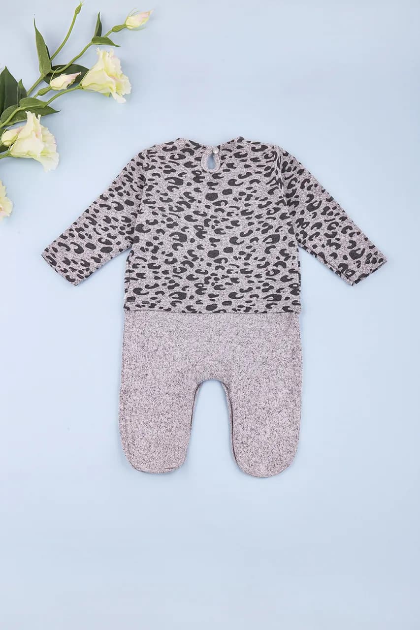 Комбінезон для новонародженного 50-74 For my baby 22453 - сірий фото 2