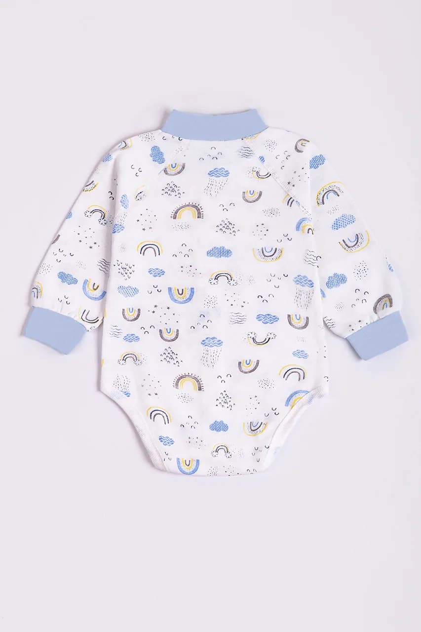 Боді для дитини Happy Tot 9-052ф -блакитний фото 3