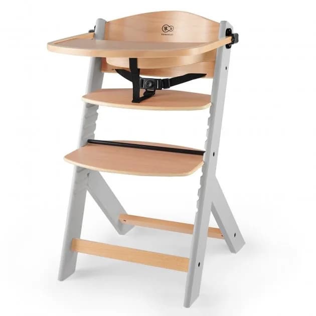 Стільчик для годування Kinderkraft Enock KKKENOCGRY0000 Gray Wood фото 4