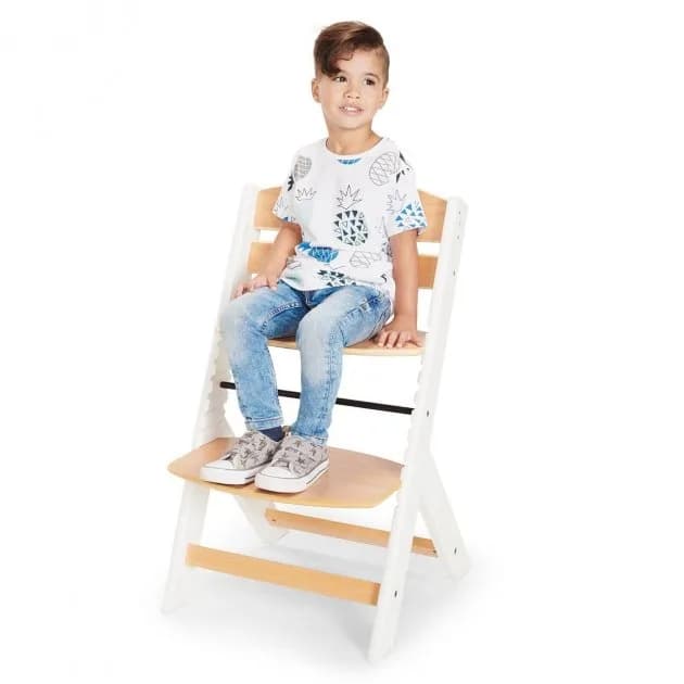 Стільчик для годування Kinderkraft Enock KKKENOCGRY0000 Gray Wood фото 5