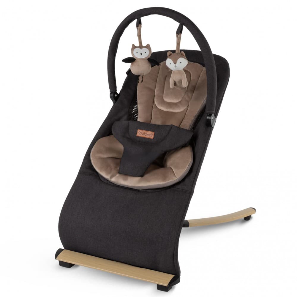 Шезлонг Kidwell Rubi black/gold Wooden KRBL/W