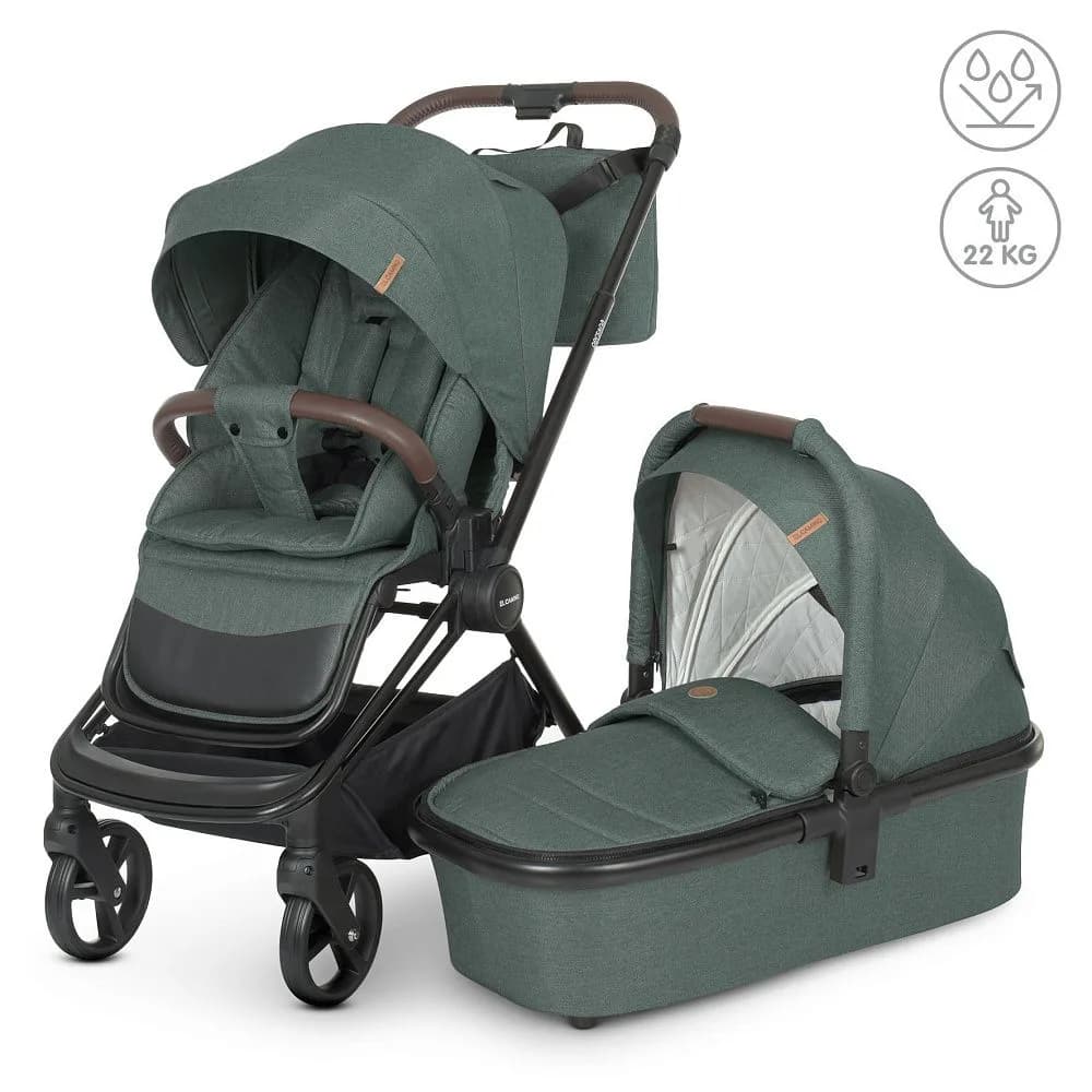 Коляска універсальна 2в1 El Camino Persona ME 1091-B Khaki фото 4