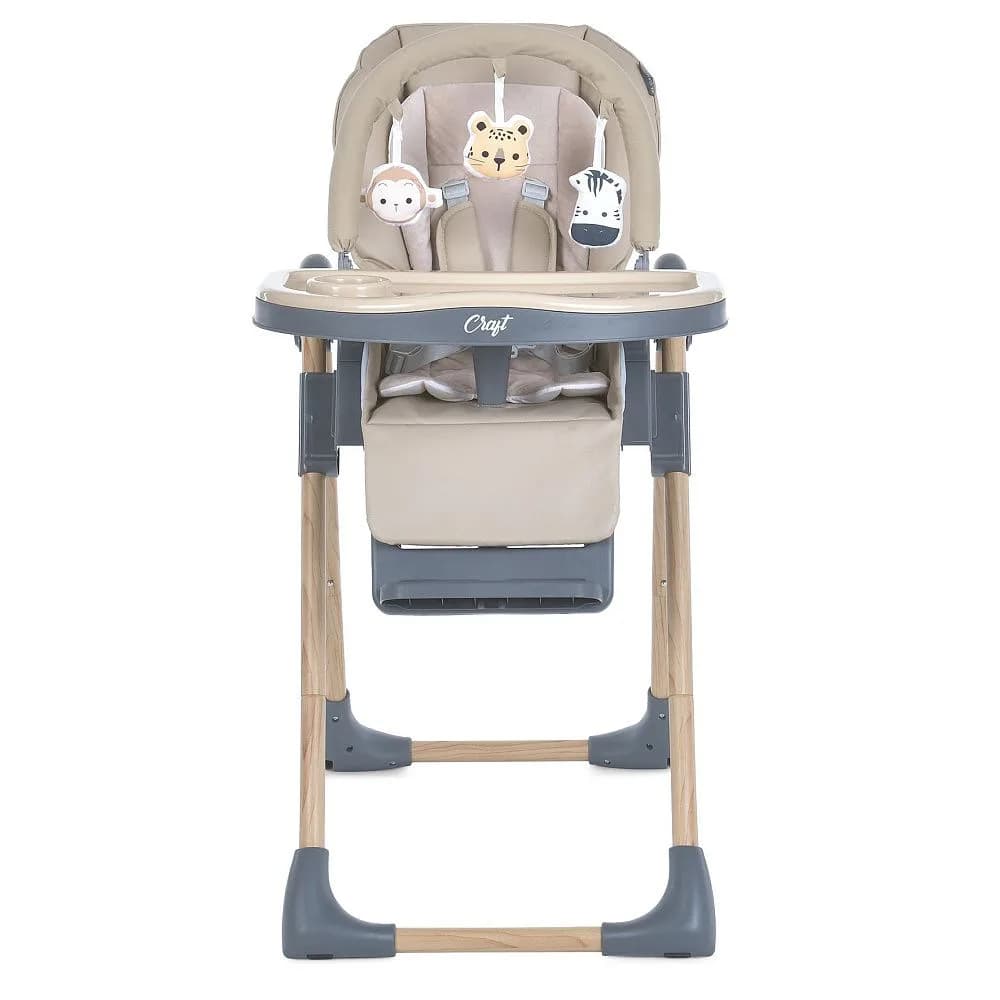 Стільчик для годування El Camino Craft ME 1115-W Beige фото 2