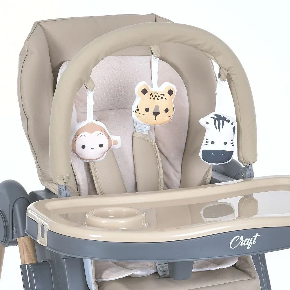 Стільчик для годування El Camino Craft ME 1115-W Beige фото 6