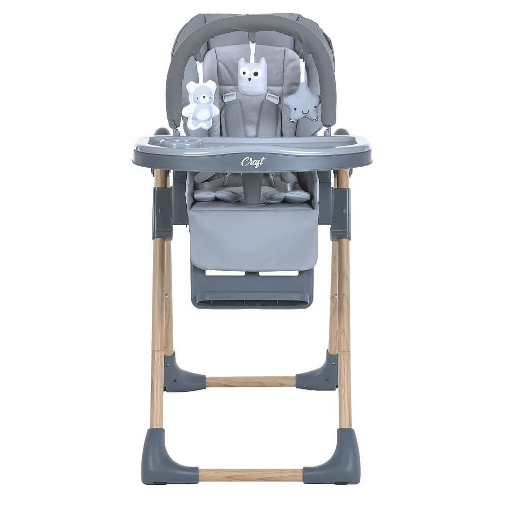 Стільчик для годування El Camino Craft ME 1115-W Gray фото 5