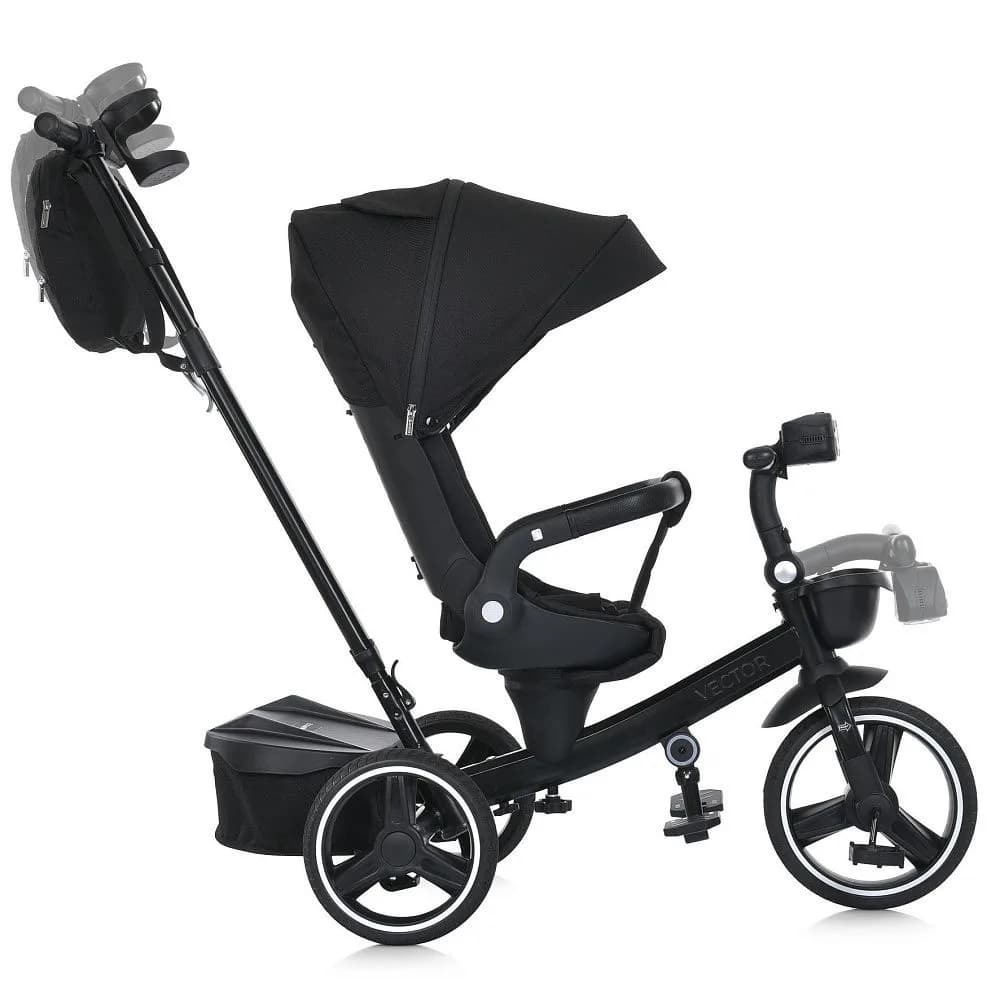 Велосипед 3-х колісний El Camino Vector ME 1162 Black фото 3