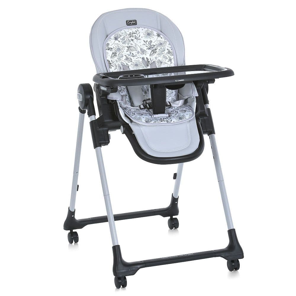 Стільчик для годування El Camino Crystal ME 1037-B Gray