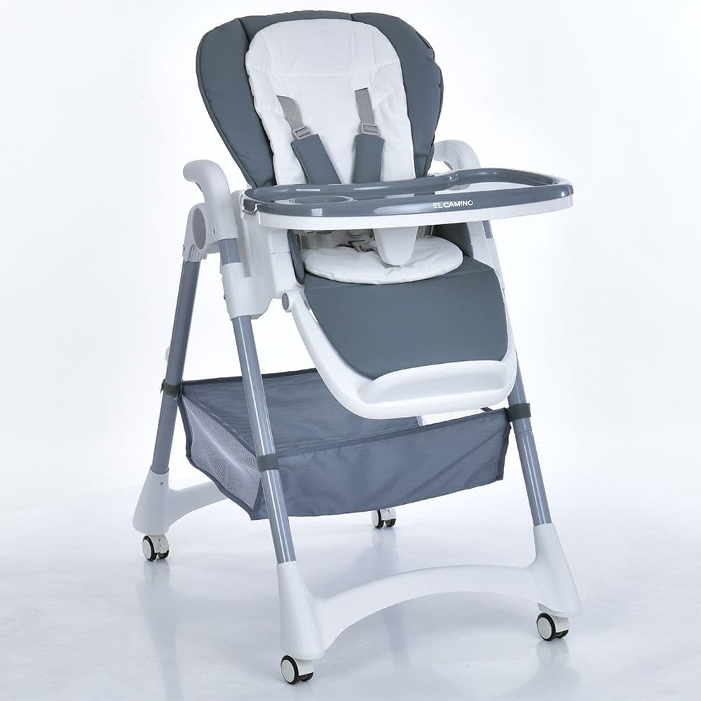 Стільчик для годування El Camino Steady ME 1177 Storm Gray