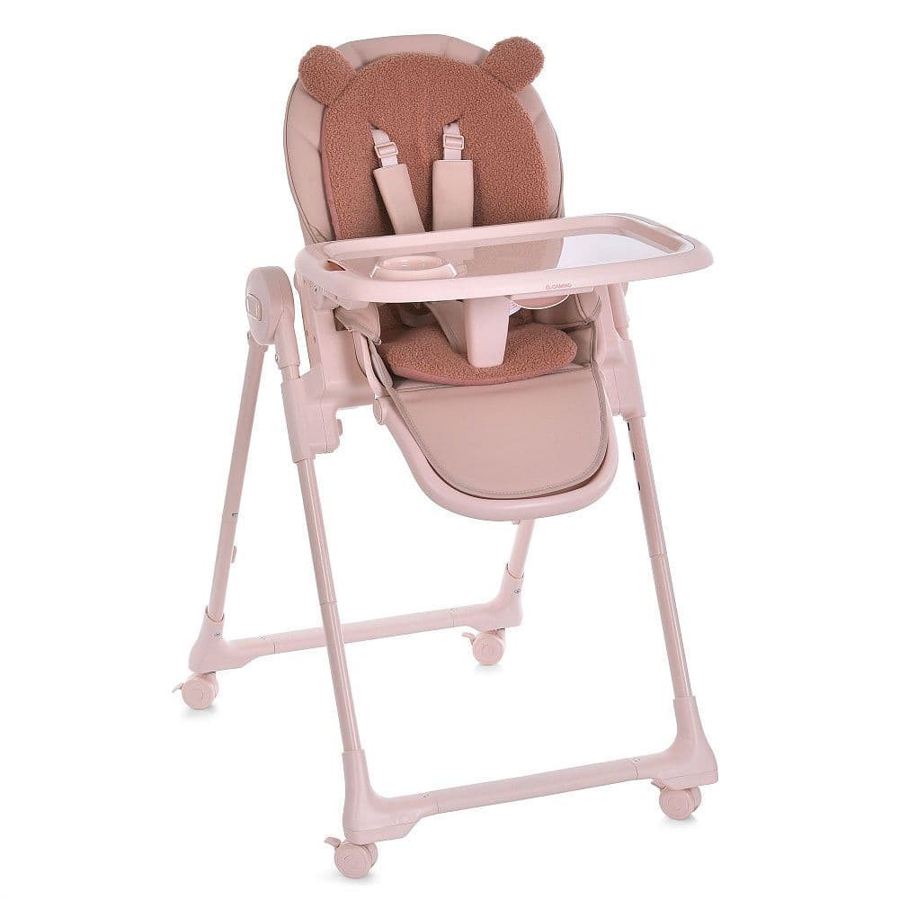 Стільчик для годування El Camino Crystal ME 1037 Bear Pink