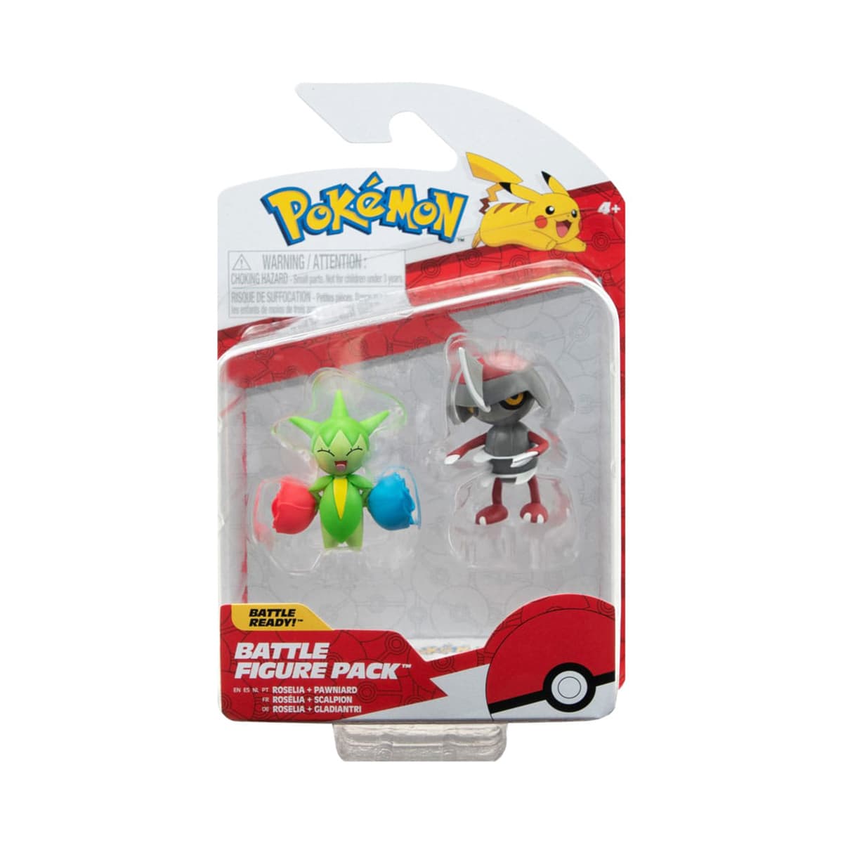 Ігровий набір фігурок Pokemon W15 Пон'ярд і Розелія PKW3006