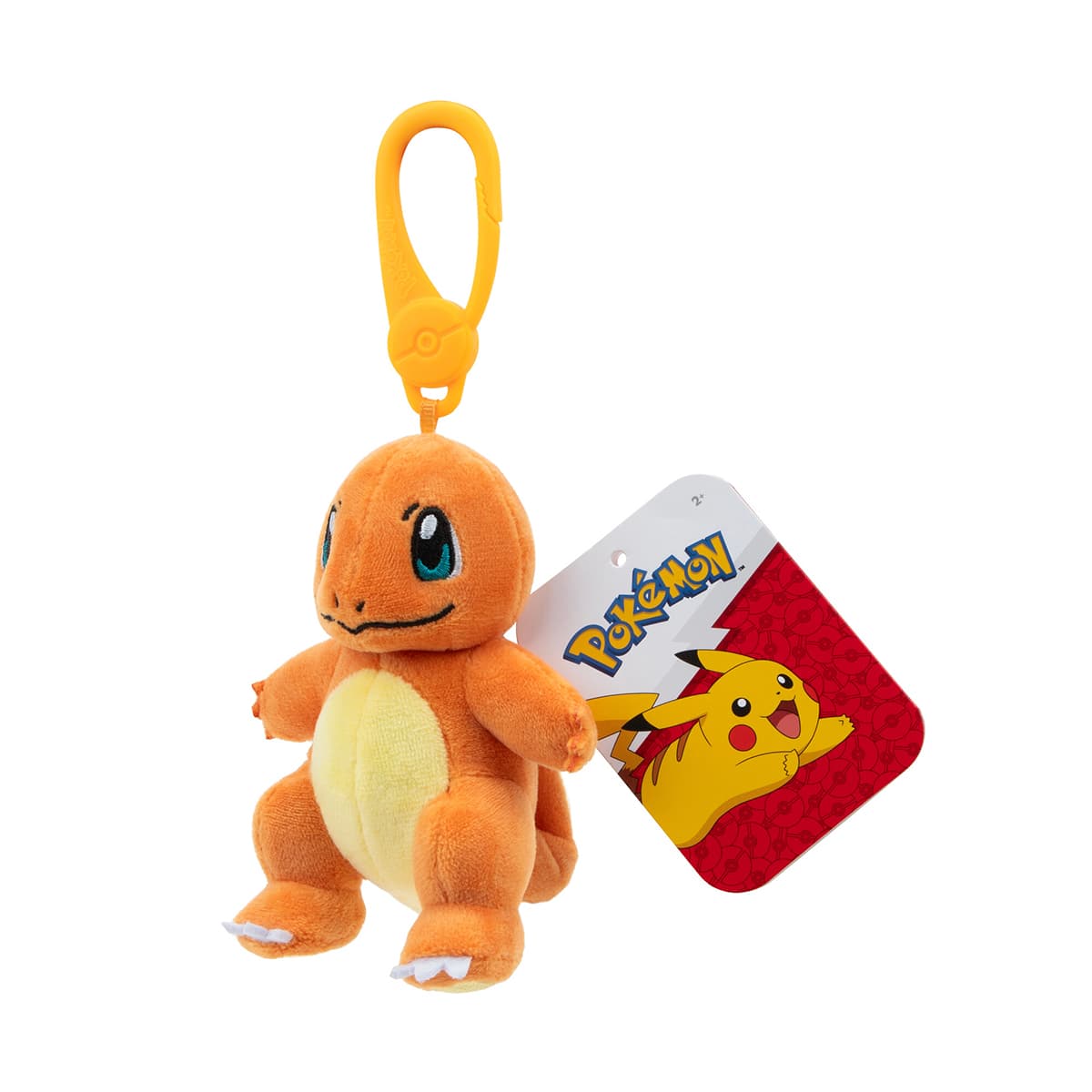 Іграшка м'яка на кліпсі Pokemon W6 Чармандер PKW3920