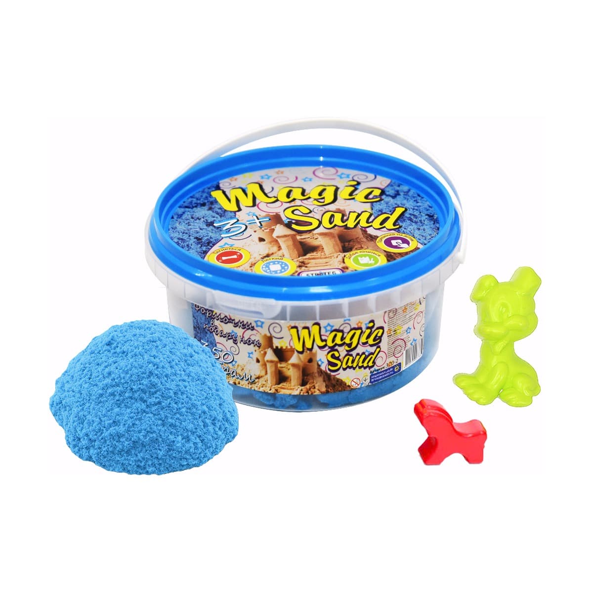 Пісок кінетичний Strateg Magic sand 350г 370-2