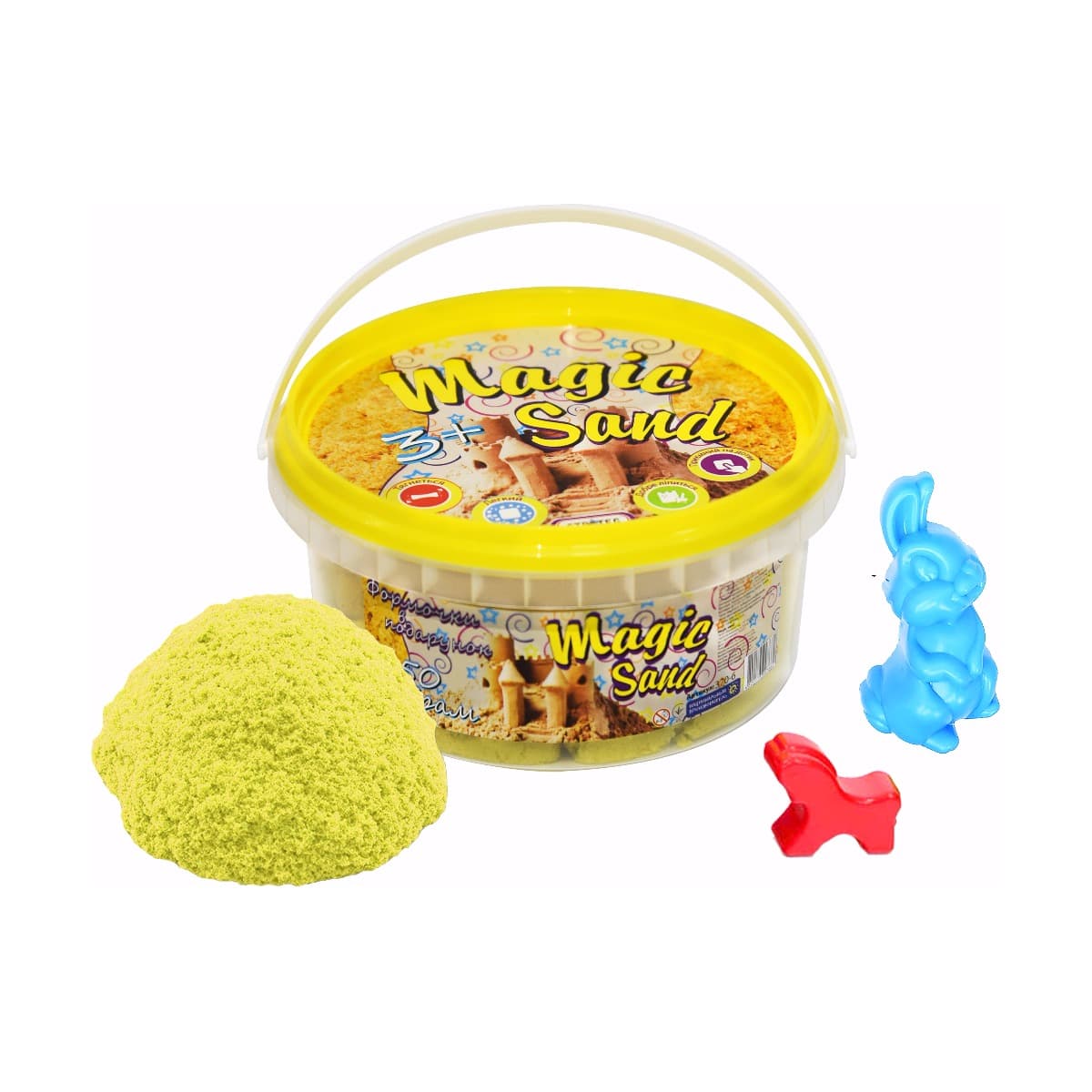 Пісок кінетичний Strateg Magic sand 350г 370-6