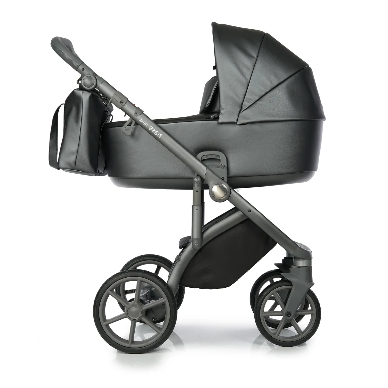 Коляска універсальна 2в1 Roan Bass Next Perl Есо R-BN-PD Dark Grey фото 2