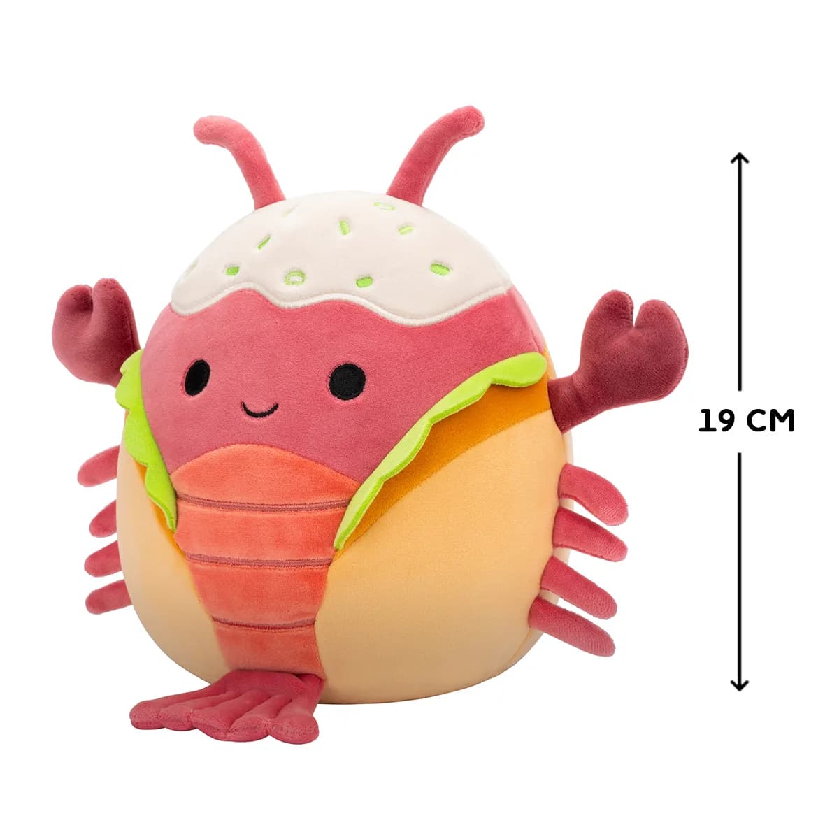 Іграшка м'яка Squishmallows Лобстер Лороно 19см SQCR06592 фото 7