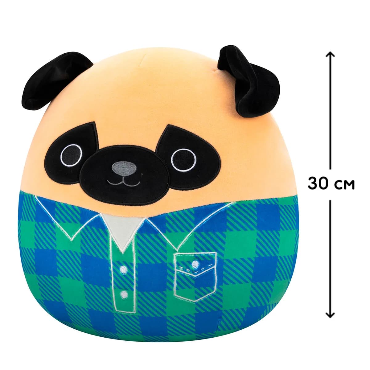 Іграшка м'яка Squishmallows Мопс Принц 30см SQCR06622 фото 7