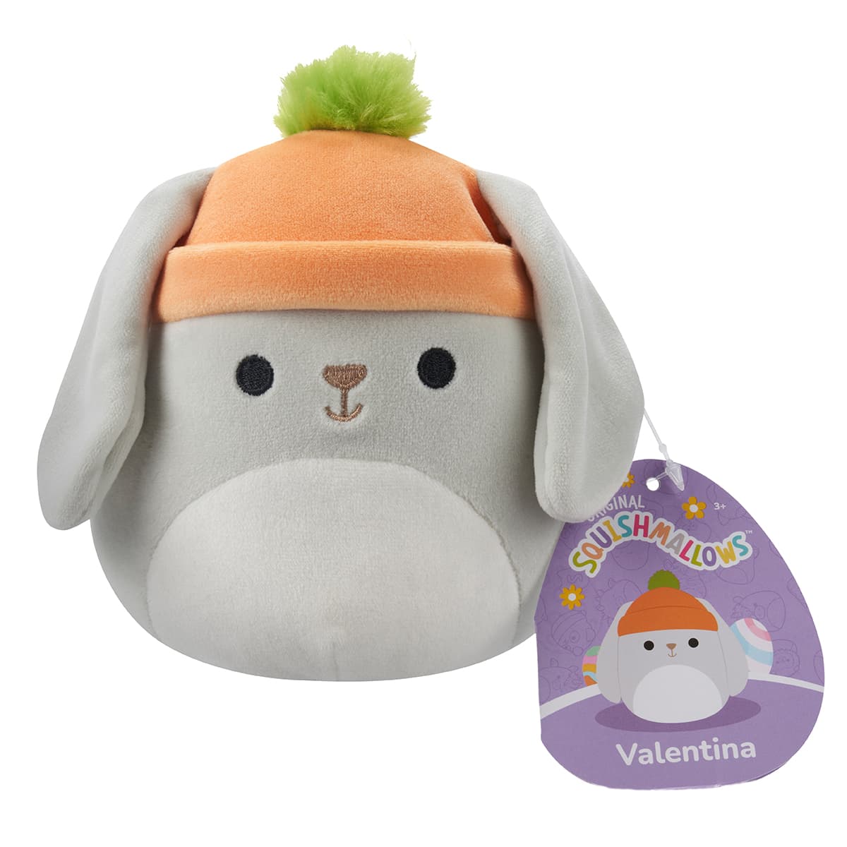 Іграшка м'яка Squishmallows Кролик Валентина 13см SQER00905