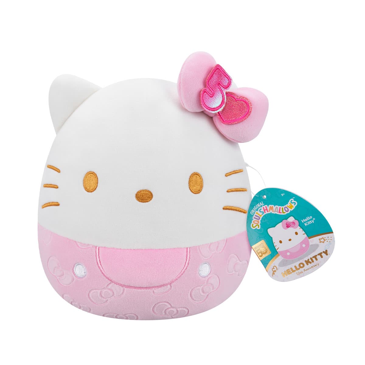 Іграшка м'яка Squishmallows Хеллоу Кітті в рожевому 20см SQSN00497