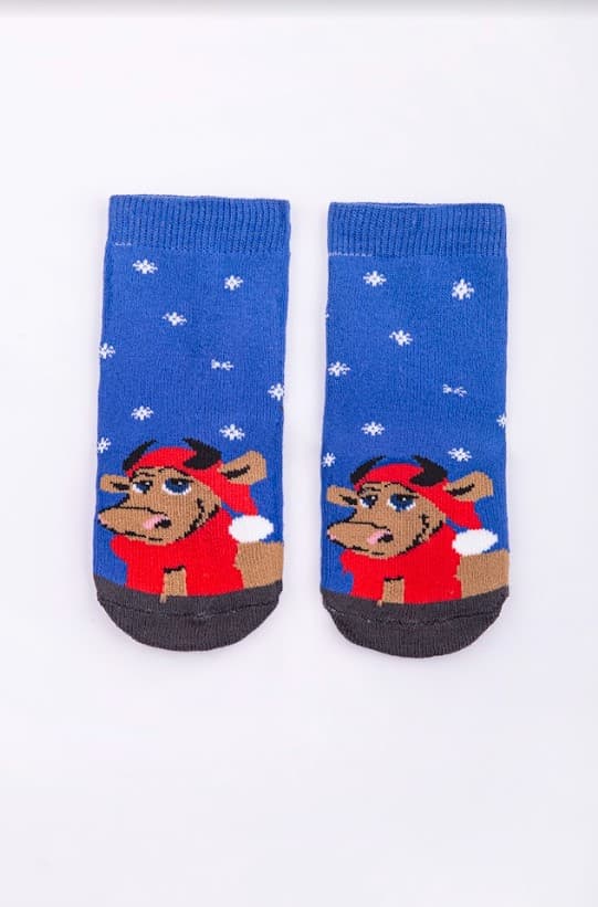 Шкарпетки махрові Gabbi NSD-159 (90159) -синій