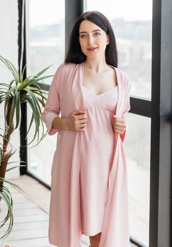 Комплект MAYA (нічна сорочка+халат) S-XXL Юла мама NW-3.1.4