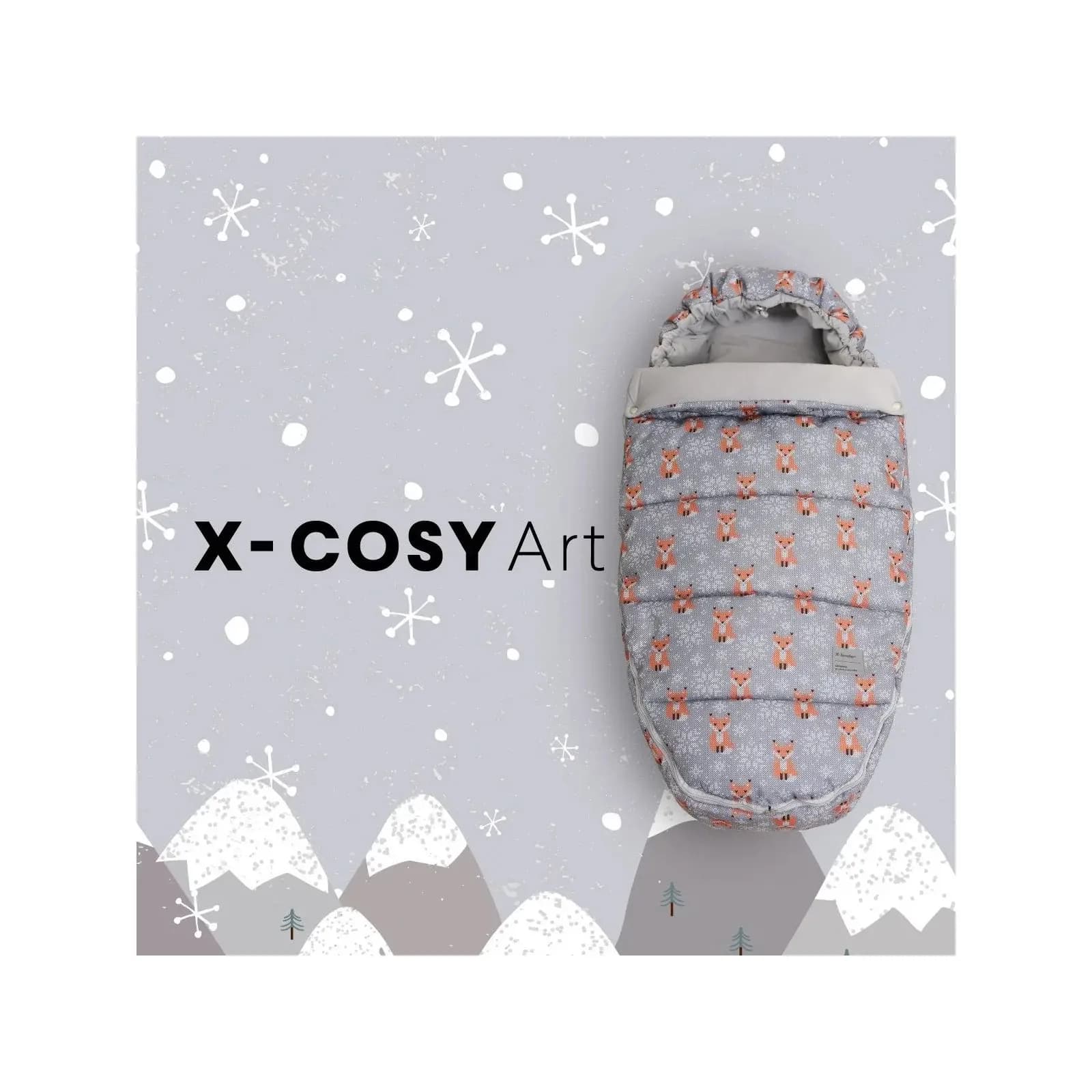Конверт X-Lander X-Cosy Art Winter Foxes 90465 фото 2 Конверт X-Lander X-Cosy Art Winter Foxes 90465 фото 2