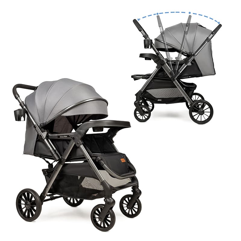Коляска прогулянкова Ninos Maxi 2 Grey, Graphite NM2025GB