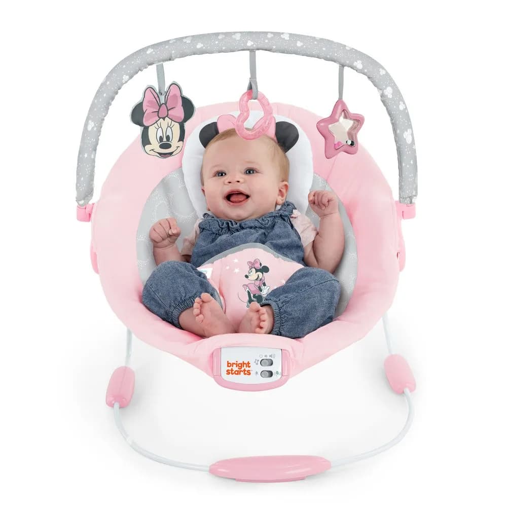Шезлонг Bright Starts Minnie Mouse Rosy Skies 12206 фото 2