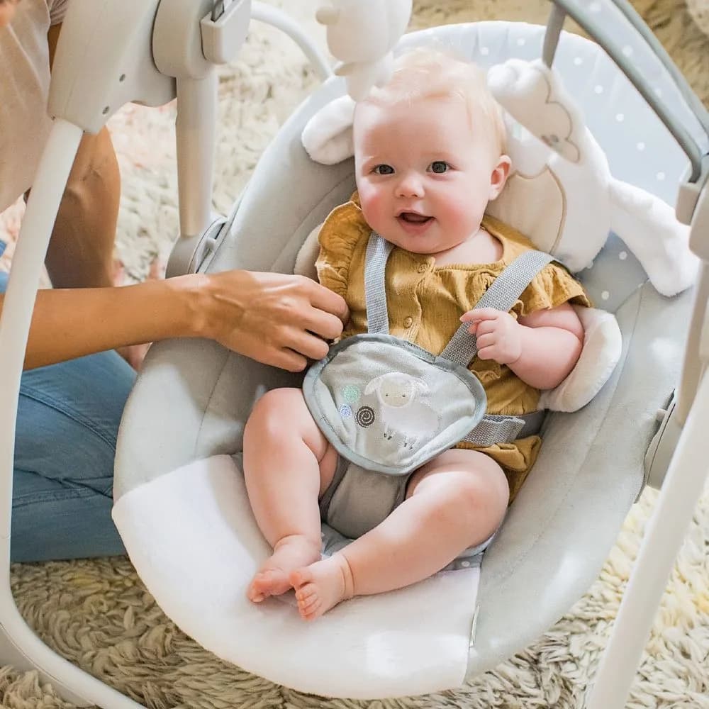 Крісло-гойдалка Ingenuity Comfort 2 Go Cuddle Lamb 12184 фото 2