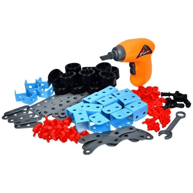Конструктор з шуруповертом Toys K 10в1 286дет 661-301