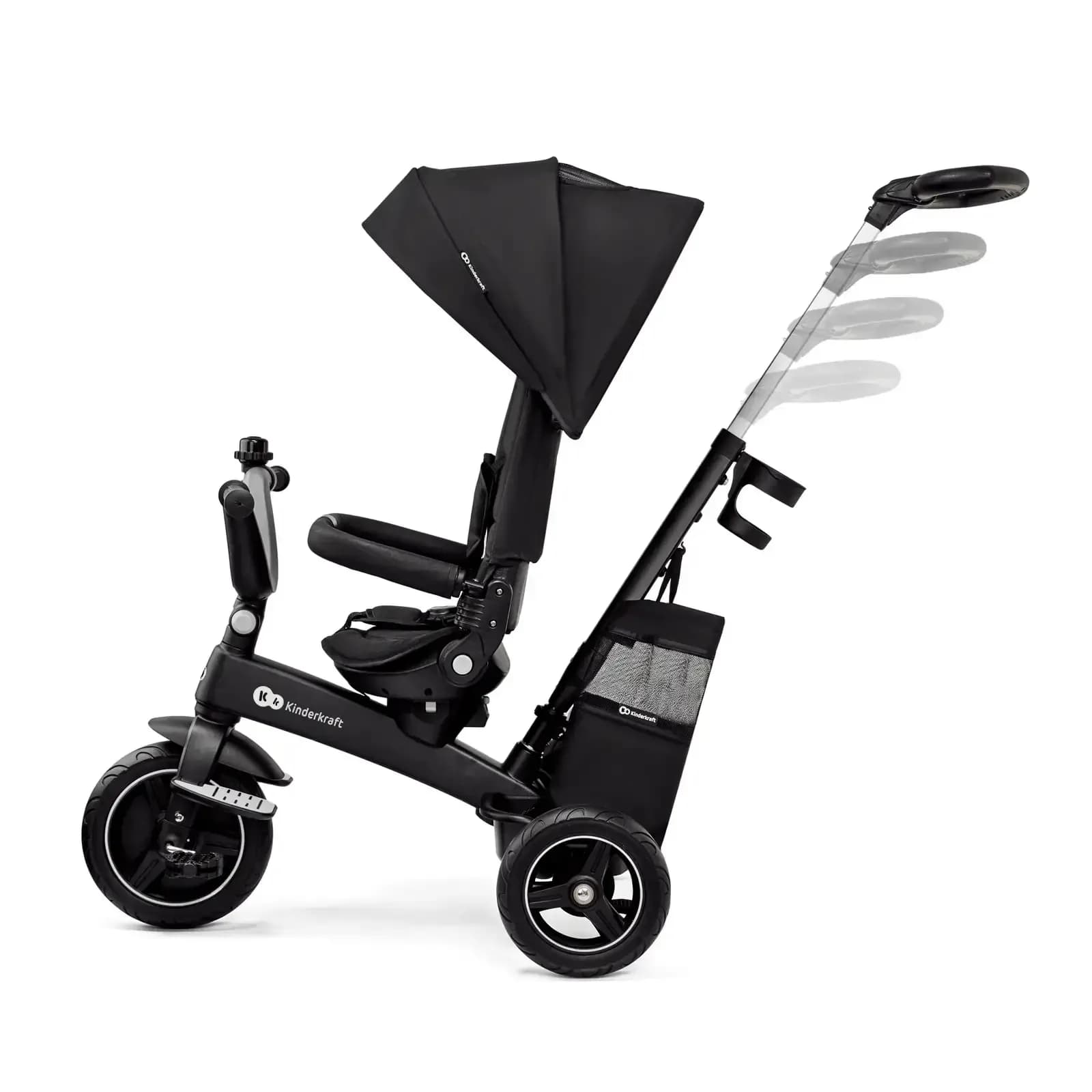 Велосипед 3-х колісний Kinderkraft Easytwist KREASY00BLK0000 Black фото 5