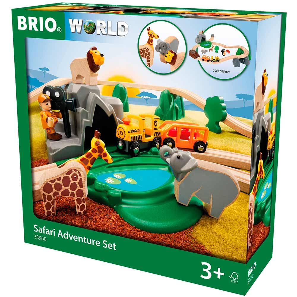 Дитяча залізниця BRIO Пригода в Сафарі 33960