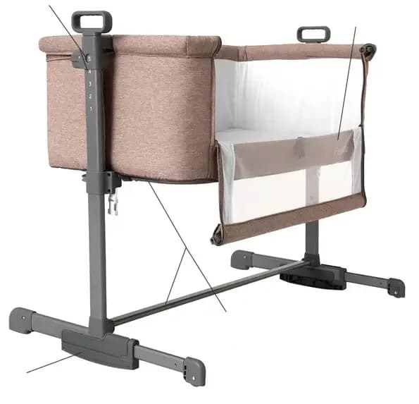 Ліжко приставне Carrello Luna CRL-8404 Sand Beige фото 2